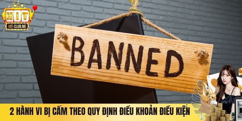 Điều Khoản Điều Kiện Hitclub - Quy Định Bắt Buộc Nên Biết 2 hành vi bị cấm theo quy định điều khoản điều kiện